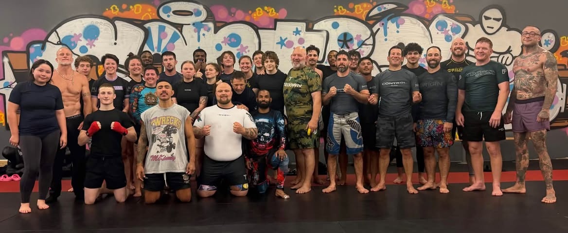 Jiu jitsu training at Control Jiu Jitsu